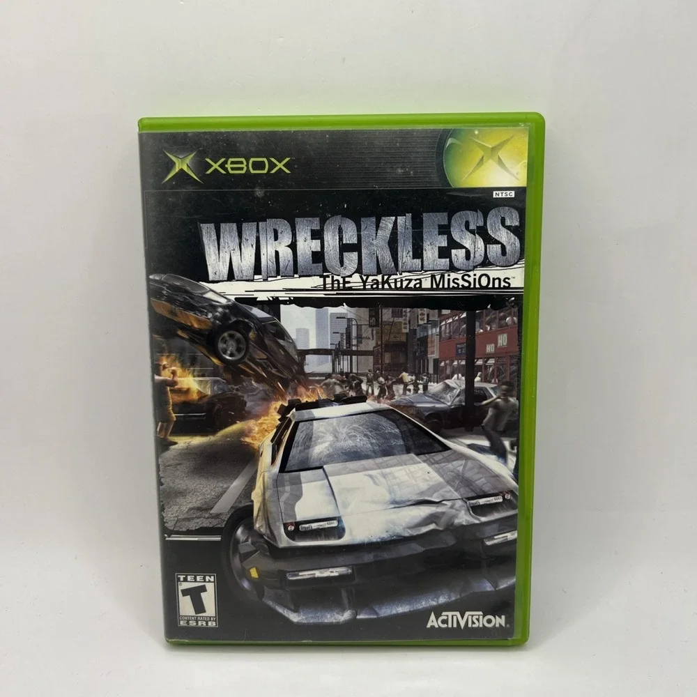 Wreckless: The Yakuza Missions (Microsoft Xbox, 2002) Complete CIB Manual